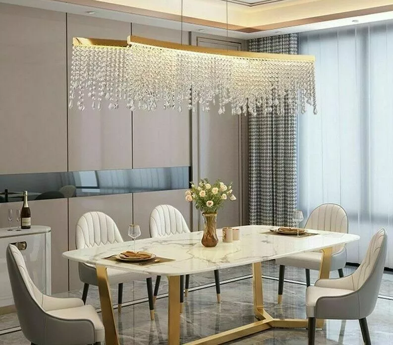 Dining Room X Shape Chandelier Fixtures Modern Hanging Glamorous