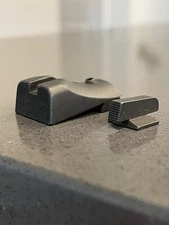 Kimber 1911 OEM Factory Fixed Slant Iron Open sights Front And Rear Sight