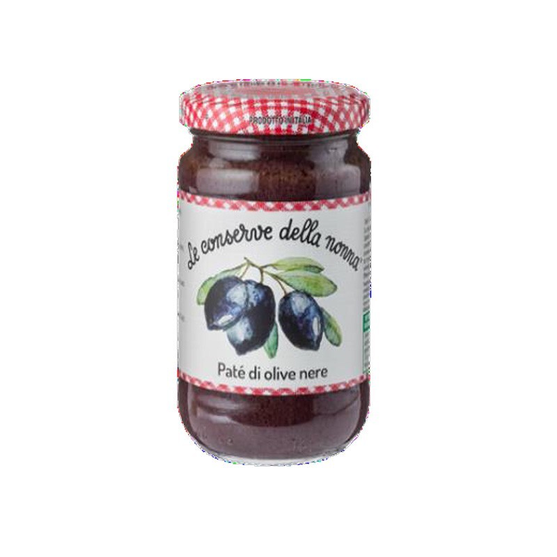 Le Conserve Della Nonna - Patè di Olive Nere - Barattolo da 190gr