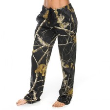 Mooselander - Ladies Lounge Pants in REALTREE AP Black Camo Print