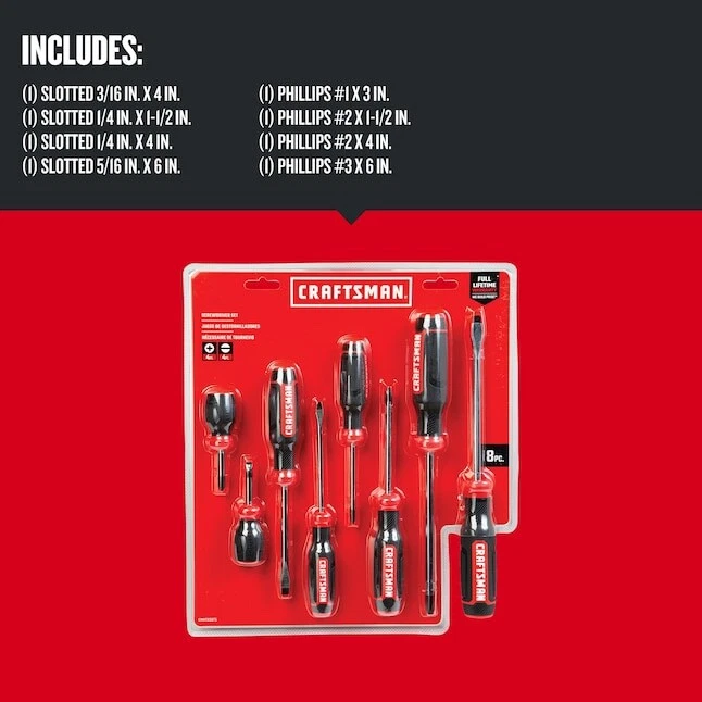 Lowes craftsman 8 sale piece tool set