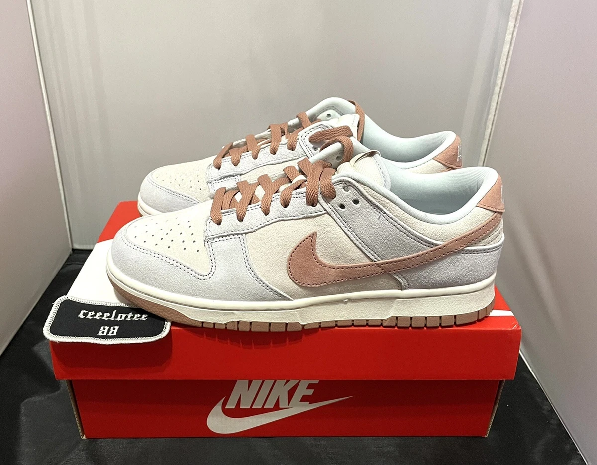 Nike Dunk Low Retro PRM Fossil Rose DH7577-001 Size US9