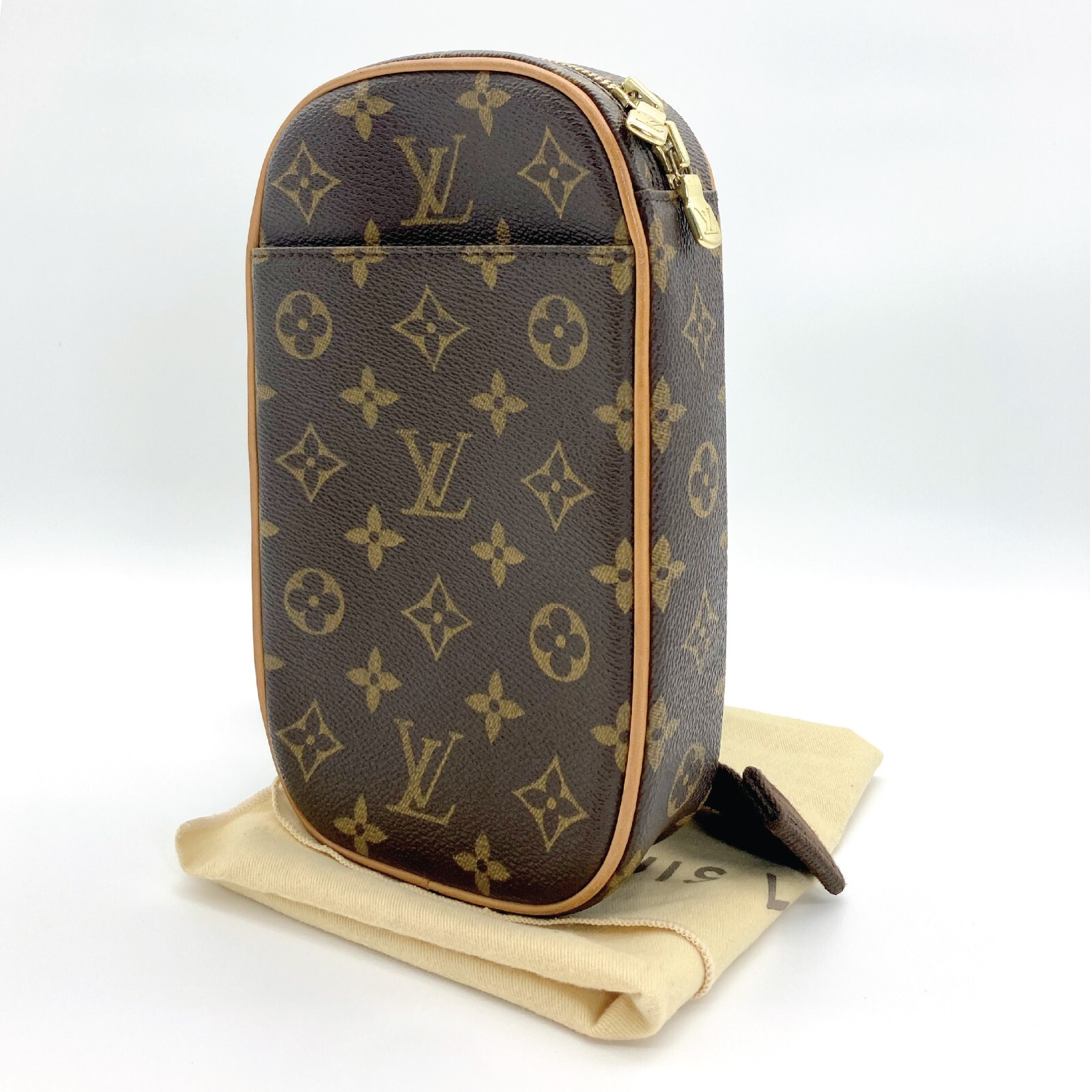 LOUIS VUITTON Monogram Pochette Gange 33874