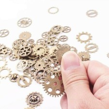 100g/bag Clock Watch Steampunk Gear Wheel DIY Ornaments Mechanical Cogs
