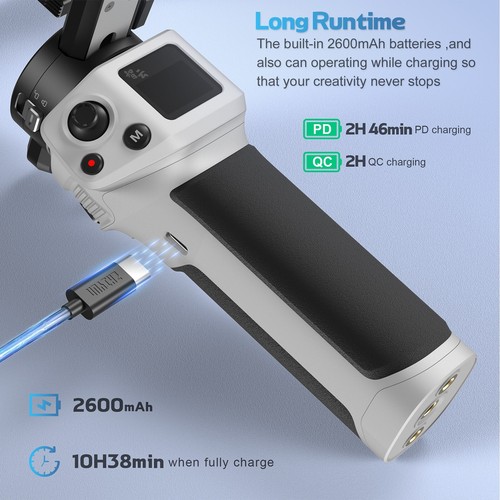 Zhiyun CINEPEER WEEBILL 3E 3-Axis Gimbal Stabilizer for Canon Sony Nikon Camera - Bild 8 von 13