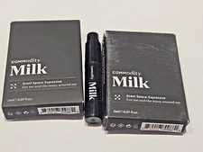 2 x Commodity Milk Scent Space Expressive Sample Sprays Each 0.07 fl. oz. NIB