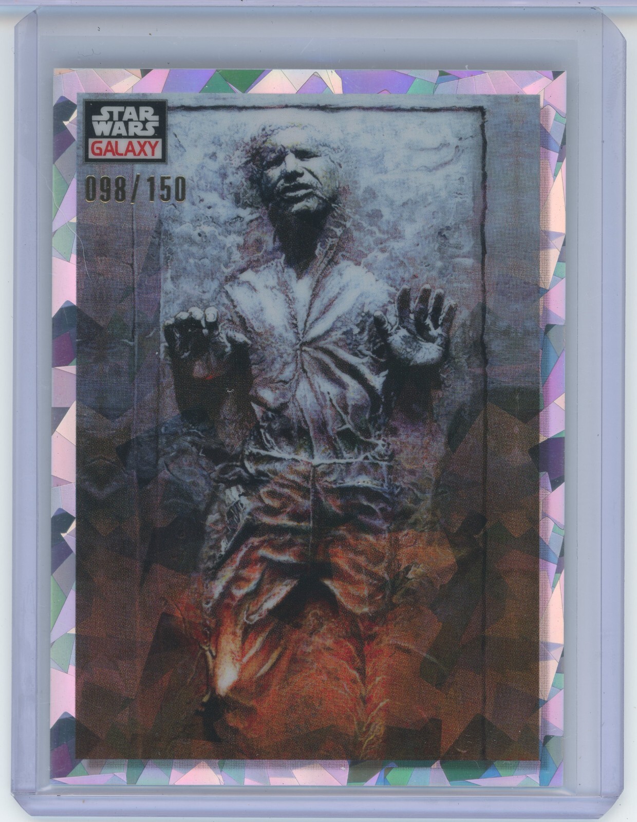 2023 Topps Chrome Star Wars Galaxy He's All Yours, Bounty Hunter #73 Atomic /150