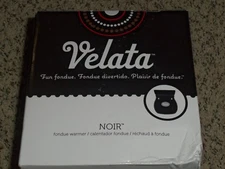  Velata Noir Black Pedestal Fondue Electric Warmer Set by Scentsy BNIB