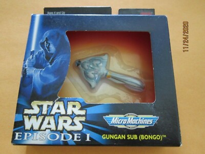 STAR WARS Episode 1 1999 mICRO mACHINES gungan sub bongo NIB NEW 2 1/2'' toy