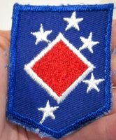 VTG WORLD WAR II USMC MARINE PATCH 1ST AMPHIBIOUS CORPS HQ ON TWILL NO GLOW