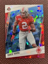 2020 PANINI CHRONICLES DRAFT PHOENIX BLUE ICE CHASE YOUNG ROOKIE RC SSP