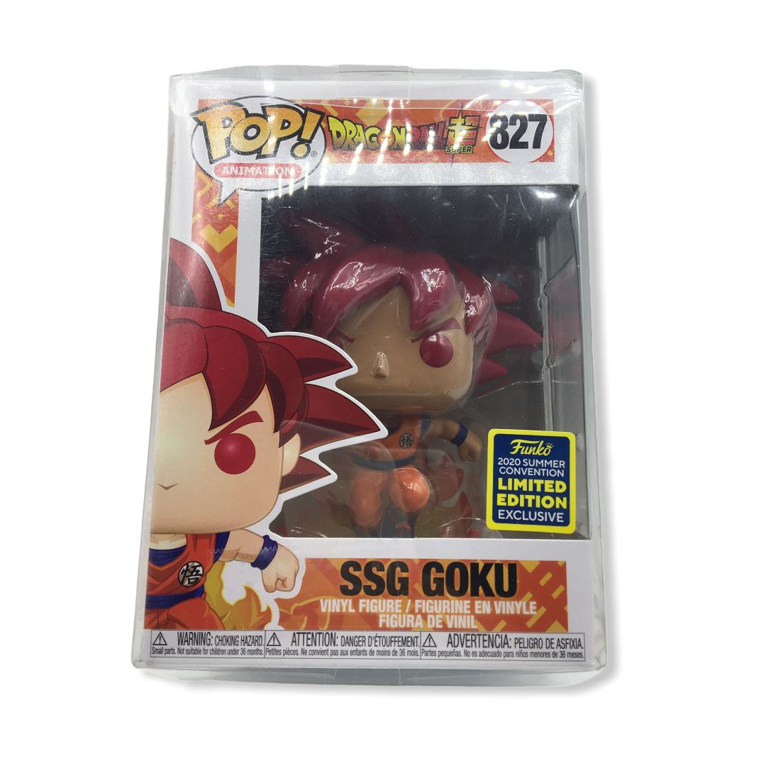 Funko Pop! Animation Dragon Ball Super SSG Goku Summer Convention Exclusive  Figure #827 - US