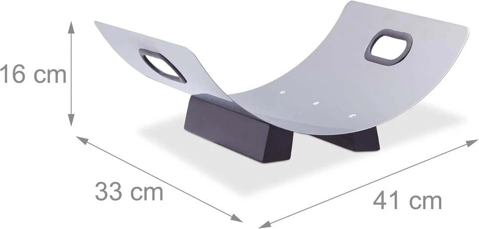 Relaxdays Cesto Porta-Legna Acciaio Inox Cassa Cassetta Contenitore per Legname - Immagine 4 di 4