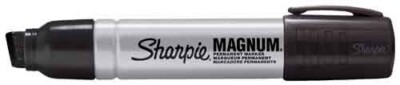 Sharpie Magnum Marker Permanent Felt Chisel Tip Black Crafts Office School Home