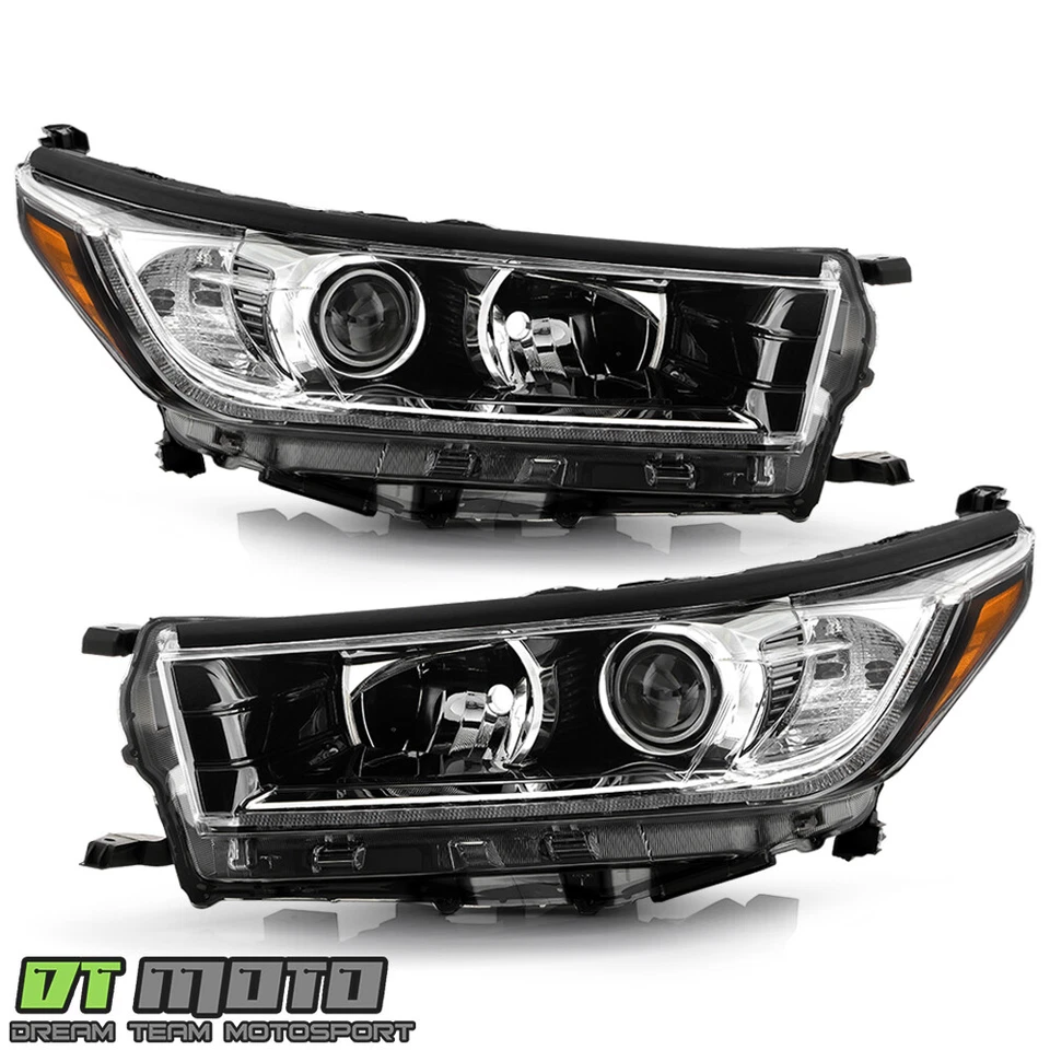 Faros proyectores LED DRL para Toyota Highlander SE 2017 2018 2019 Foto 2 de 4