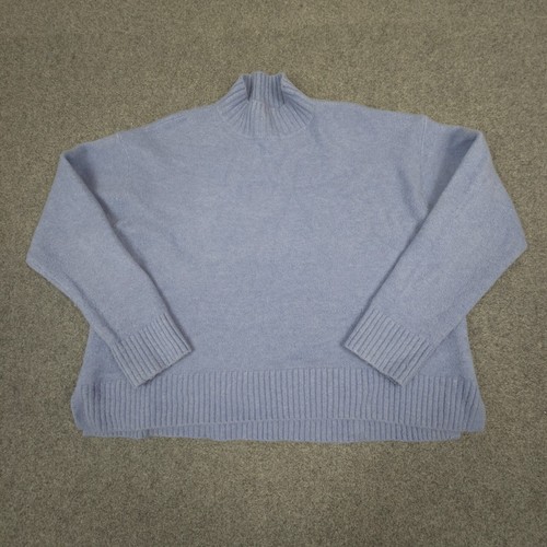 uniqlo sweater Women SMALL purple long sleeve jumper acrylic knit winter Size S