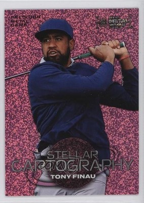 2024 Skybox Metal Universe Champions Pink FX 33/75 Tony Finau #138 0i47