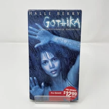 Gothika (VHS, 2004) Halle Berry Robert Downey Jr. Horror Blockbuster Sticker Y2K