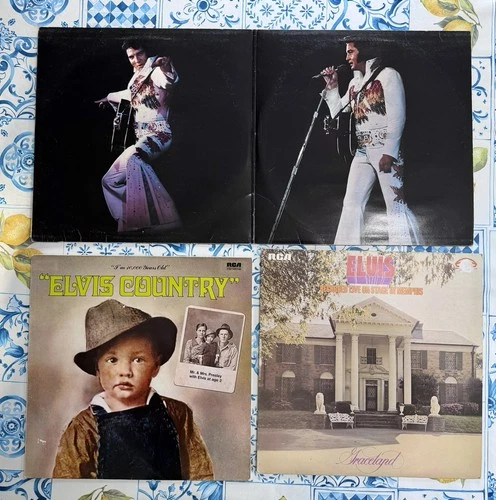 ELVIS PRESLEY Job Lot Vinyl Bundle THREE Different LP Albums RCA Records EX COND