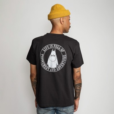 Martinex Moomin Adult T-Shirt Alvi T-Shirt ''Life Is Dark'' - Grau
