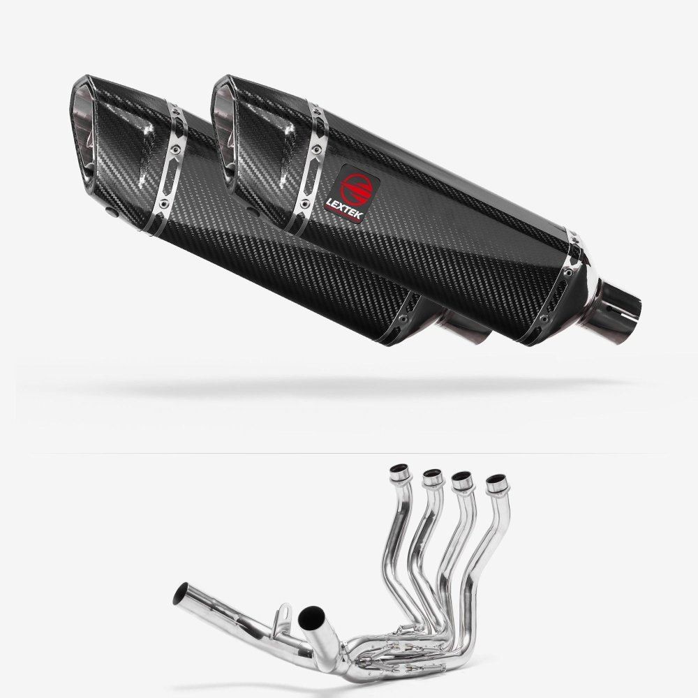Lextek SP9C Exhaust System 300mm for Honda CBR1100XX Blackbird (97-08)