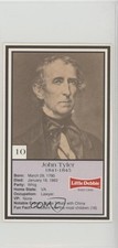 1992 Little Debbie Presidents John Tyler #10 0nr3