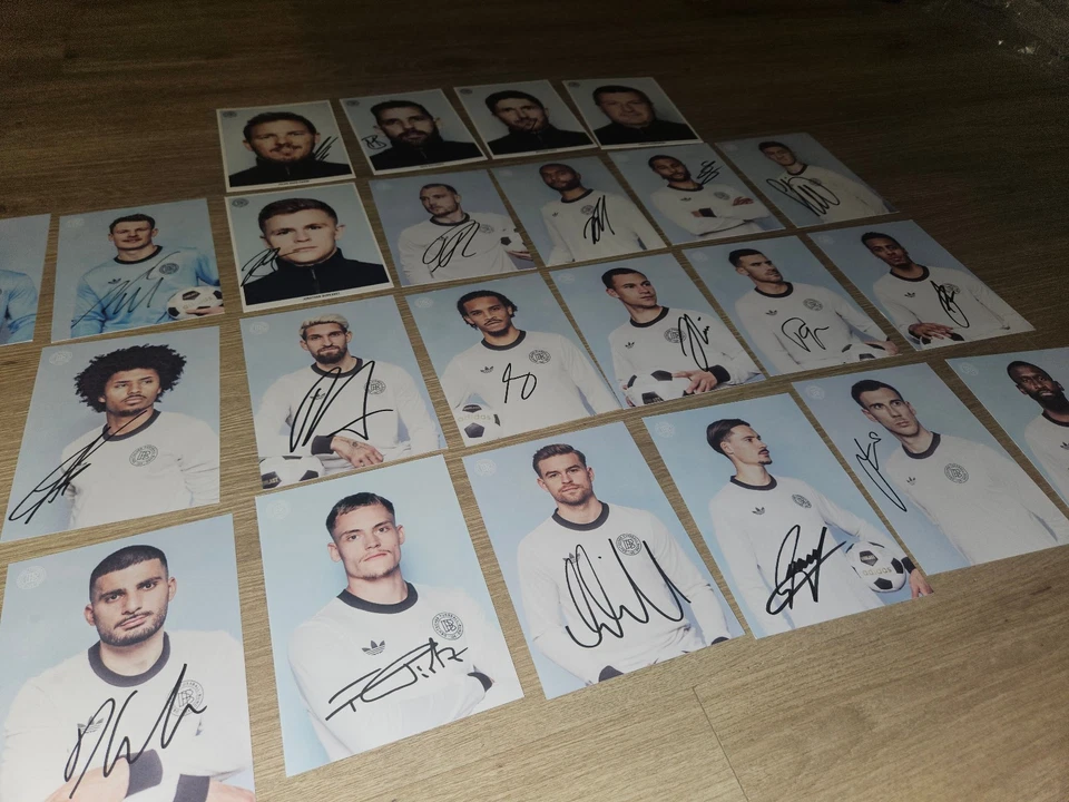 23 x DFB Autogrammkarten Satz 125 Jahre DFB Original Signiert - Bild 4 von 4