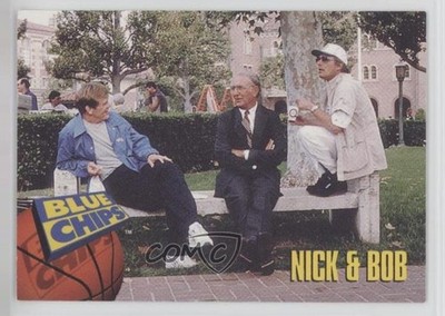 1994 SkyBox Blue Chips Bob Cousy Nick Nolte Nick & Bob #76 HOF 13in