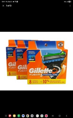 Gillette Fusion5 ProGlide Refills 8 Pack ×3 (24 Blades) Fits All Fusion5 Handles