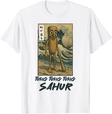 Tung Tung Tung Sahur Funny Italian Brainrot Meme Japanese T-Shirt