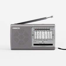 XHDATA D219 Portable AM FM Shortwave Radio Battery Operated Small Great Receptio