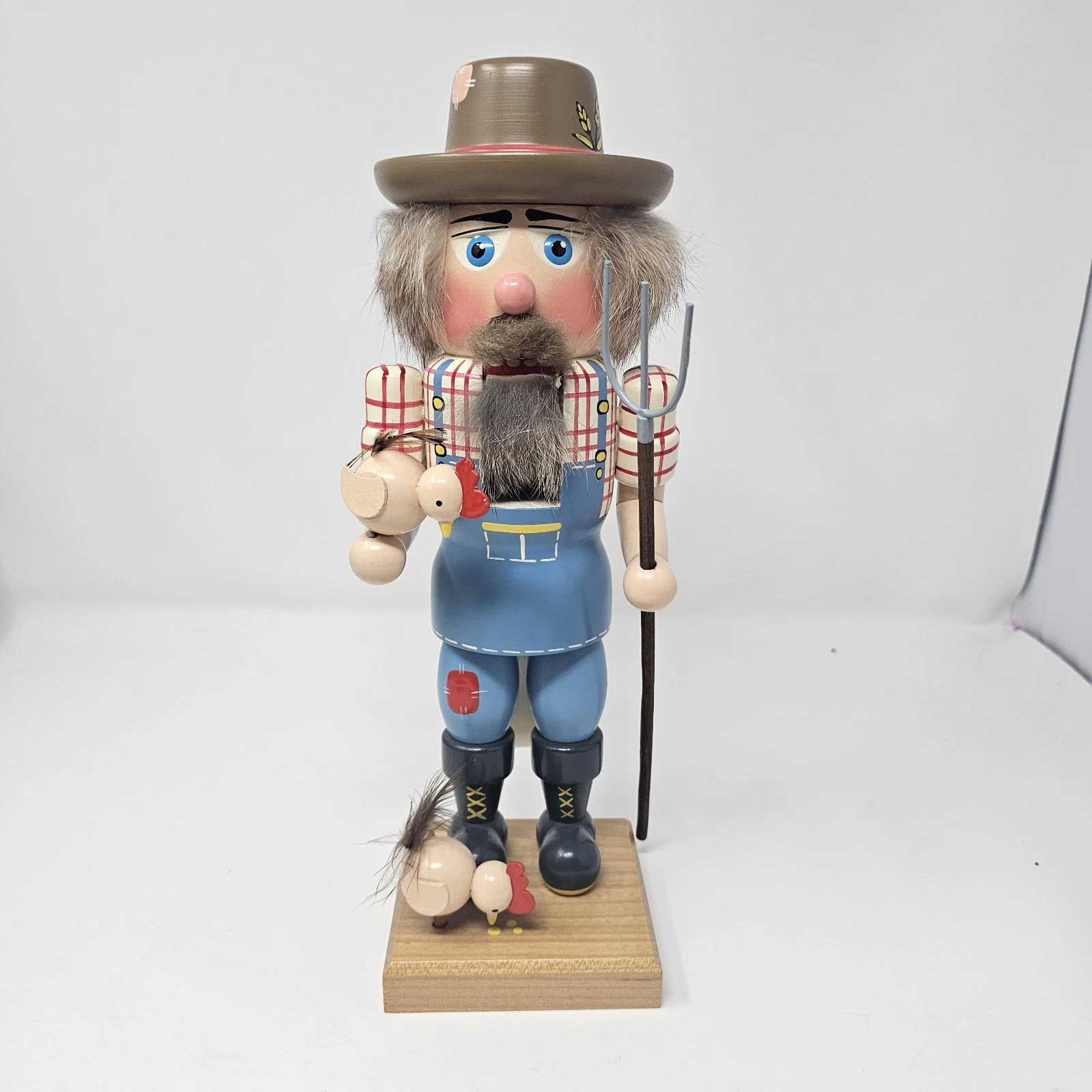 Collectible German Freiberger Nutcracker Farmer with Chickens
Opens in a new window or tab