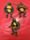 Vtg 1988 Teenage Mutant Ninja Turtles LEO, MIKE, DON, Very Nice!