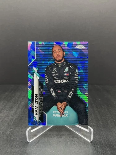 2020 Topps Chrome Sapphire Formula 1 F1 Lewis Hamilton Image Variation IV SP #1