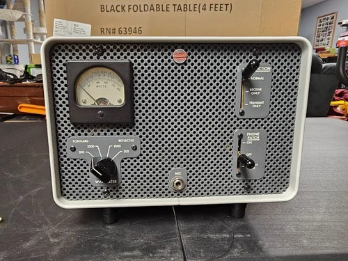 Collins 312B-4 S-Line Speaker Station Console Round Emblem