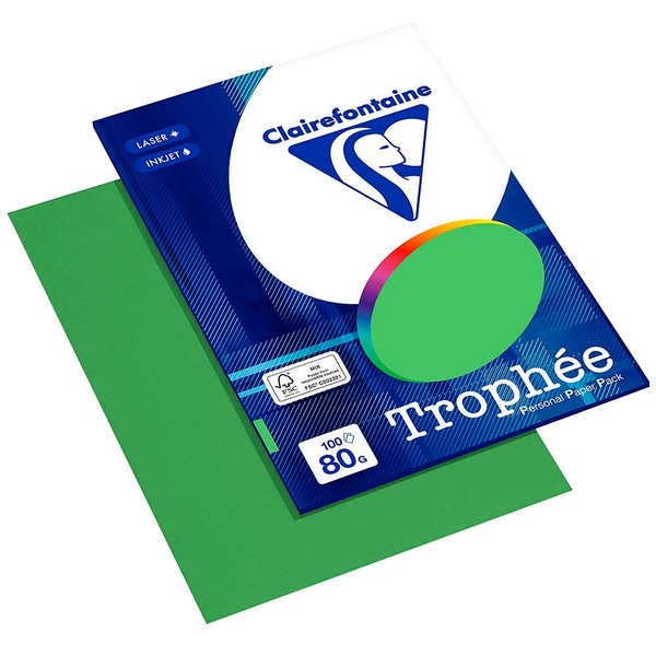 Clairefontaine Kopierpapier TrophéE MaigrüN DIN A4 80 G/Qm 100 Blatt-image