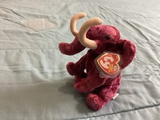Ty Beanie Baby Colosso the Mammoth Stuffed Toy 7.5 Inch
