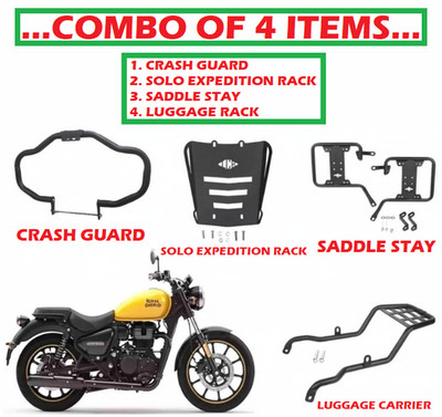 Combo Of 4 Items Fit for Royal Enfield METEOR 350