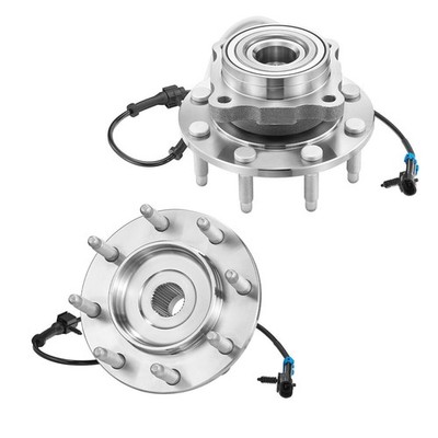 Pair Front Wheel Bearing Hubs Fits Chevrolet Suburban 2500 6.0L Silverado 2500