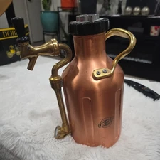 Growler Werks UKEG 64 Copper Half Gallon Pressurized Beer Keg Dispenser