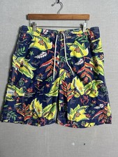 Vintage Polo Ralph Lauren Hawaii Tropical Surfer Mesh Lined Swim Shorts Large