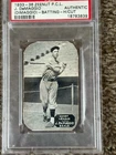 1933 -36 Zeenut Pacific Coast League Joe DiMaggio Batting Psa Authentic 