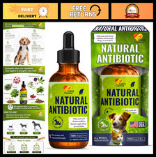 Natural Dog Antibiotics Drops for Cat UTI Treatment, Allergy Support  Digestion