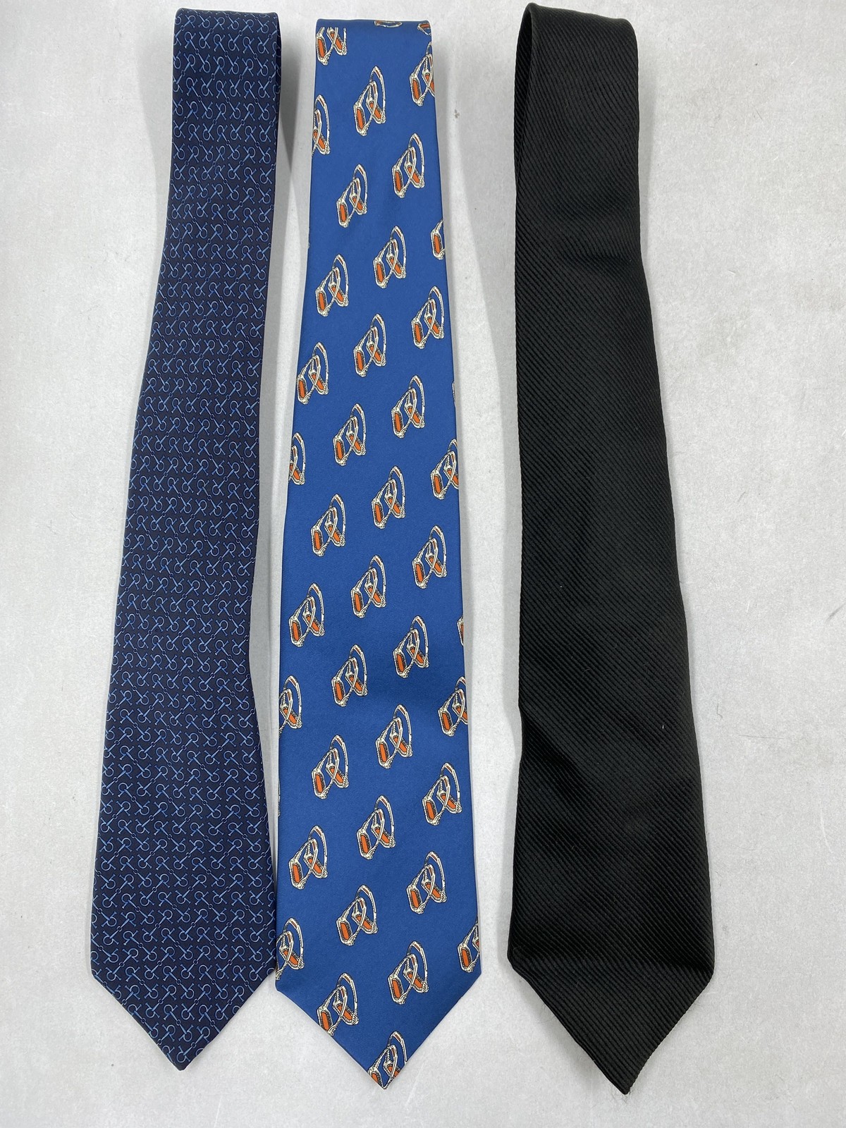 Celine X Prada Bundle Multicolor Pattern Silk Ties - image 1