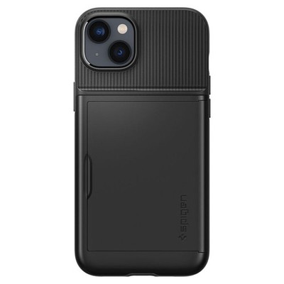 Spigen Slim Armor CS - Hülle für iPhone 15 Plus / iPhone 14 Plus (Schwarz)
