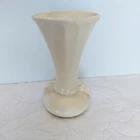MCM Shawnee 5.5" Flare Bud Vase Ivory Matte Vintage Ceramic VGUC