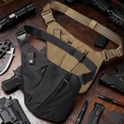 Tactical Chest Pack Bag Shoulder Sling Pistol Pouch Concealed Carry Gun Holster