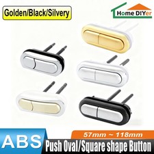 Replacement Dual Flush Toilet Cistern Push Oval/Square shape Button Water Saving