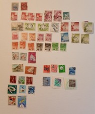 Japan stamps used 1940s to 1990s