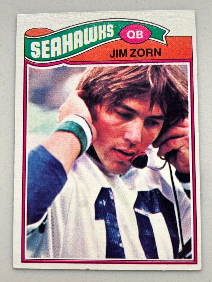 1977 Topps JIM ZORN #65 Seattle Seahawks Football RC NM-EX Rookie